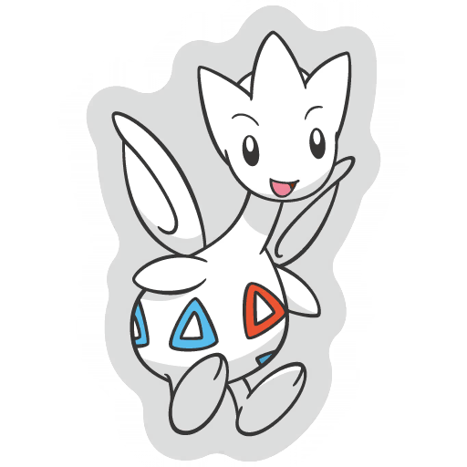 sticker flair togetic 0176