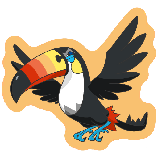 sticker flair toucannon 0733