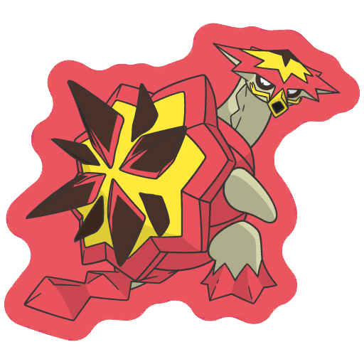 sticker flair turtonator 0776