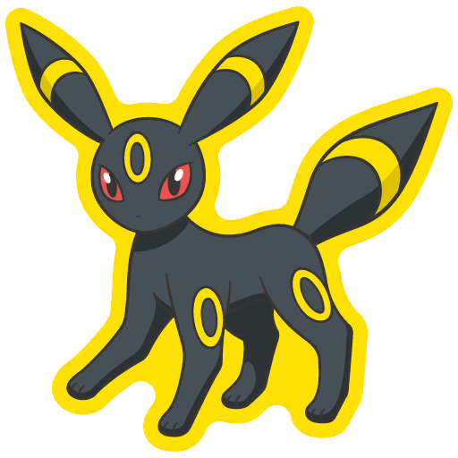 sticker flair umbreon 0197