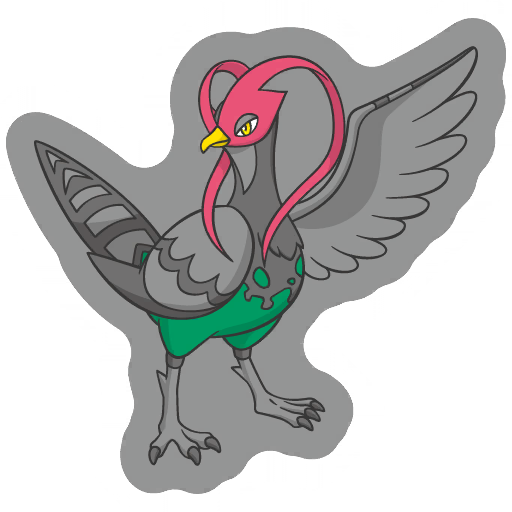 sticker flair unfezant 0521