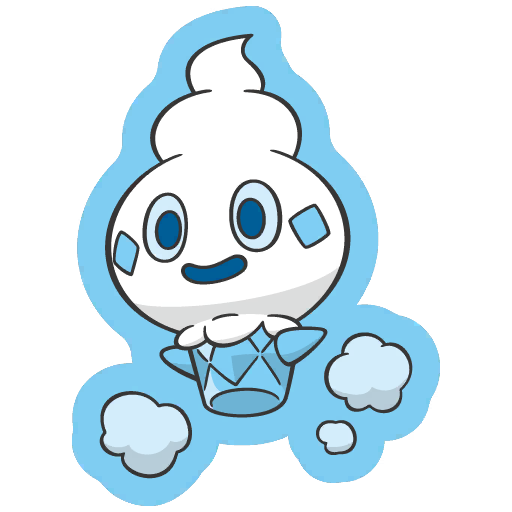 sticker flair vanillite 0582