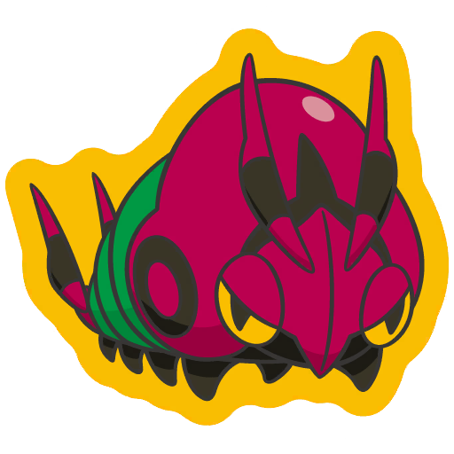 sticker flair venipede 0543