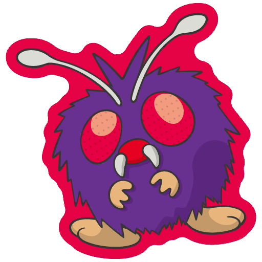 sticker flair venonat 0048