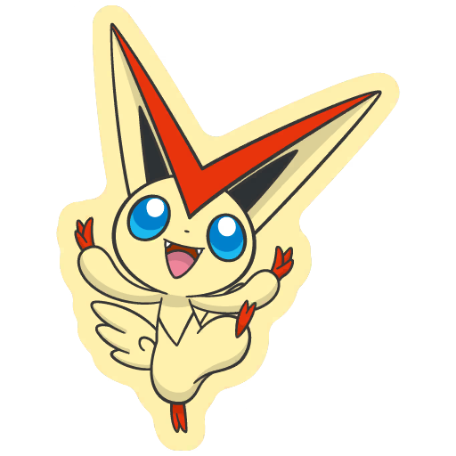 sticker flair victini 0494
