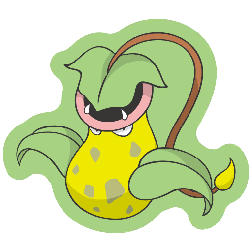 sticker flair victreebel 0071