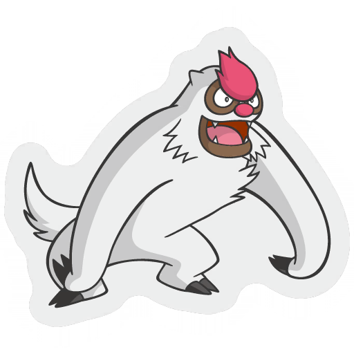 sticker flair vigoroth 0288