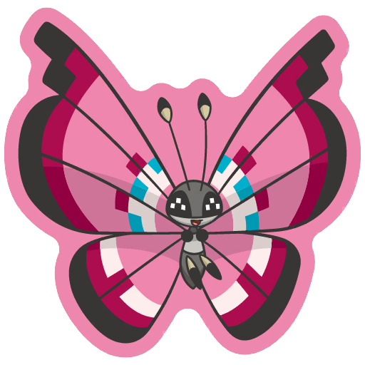 sticker flair vivillon 0666