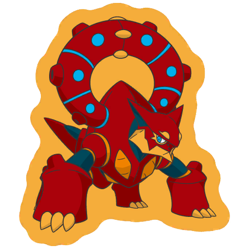 sticker flair volcanion 0721