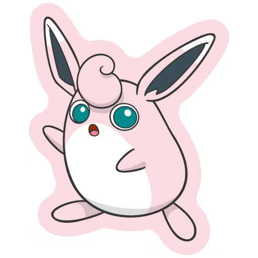 sticker flair wigglytuff 0040