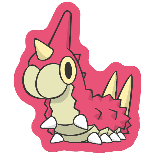 sticker flair wurmple 0265