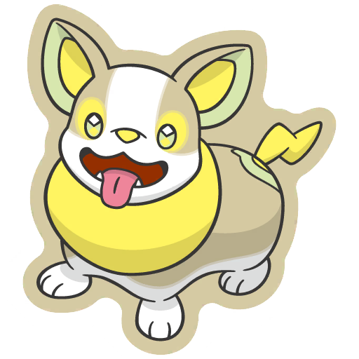 sticker flair yamper 0835