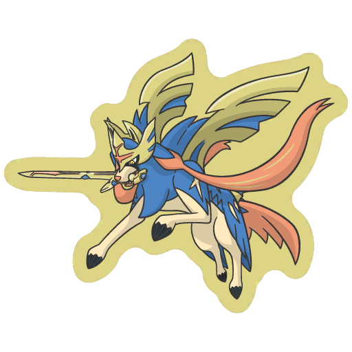 sticker flair zacian 0888