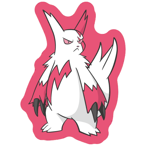 sticker flair zangoose 0335
