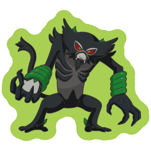 sticker flair zarude 0893