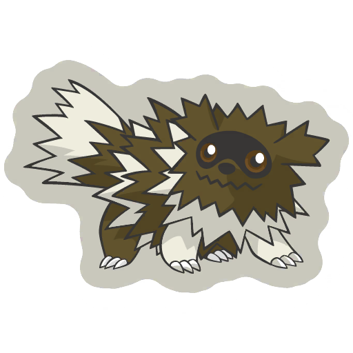 sticker flair zigzagoon 0263