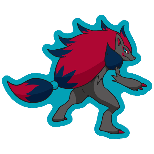 sticker flair zoroark 0571