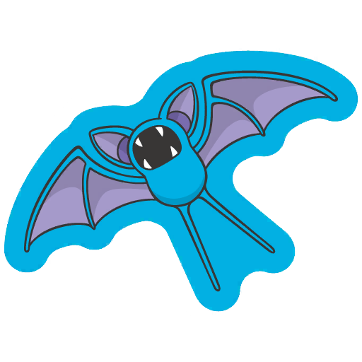sticker flair zubat 0041
