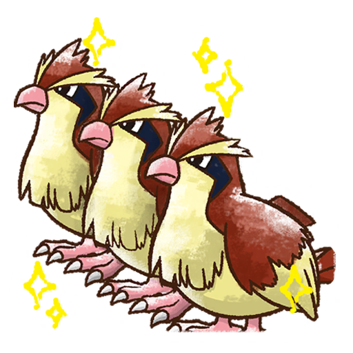 sticker funwari pidgey 18