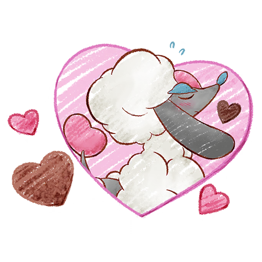 sticker furfrouHeart 2