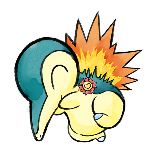 sticker goTour2022 cyndaquil