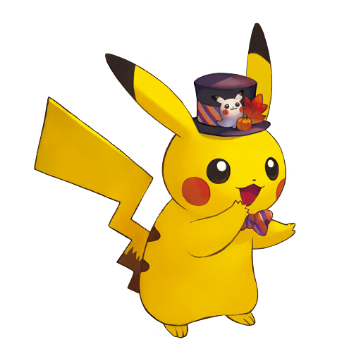 sticker halloween21 pikachu