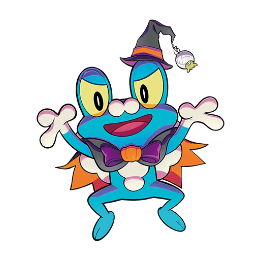 sticker halloween24 froakie