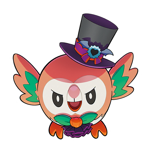 sticker halloween24 rowlet