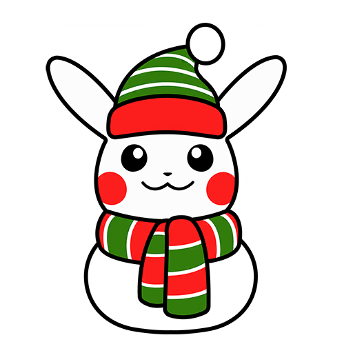 sticker holidayevent22 snowpika
