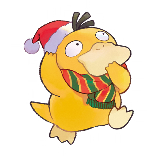 sticker holidayevent23 psyduck