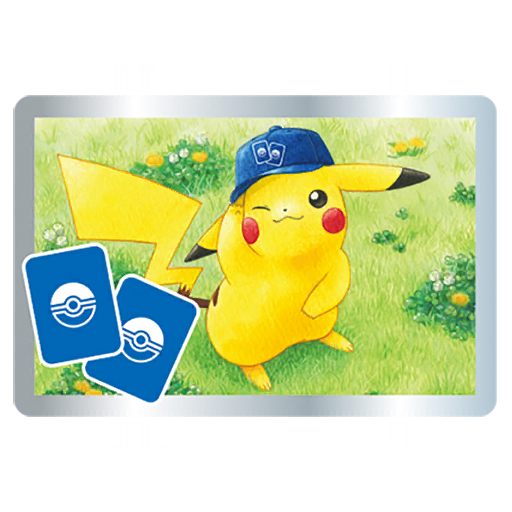 sticker holographic pikachu