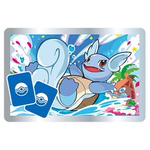 sticker holographic wartortle