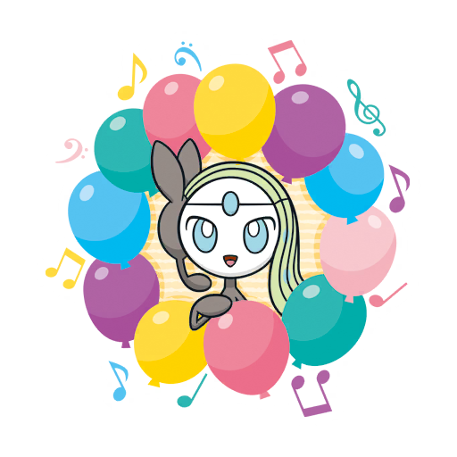 sticker pgoFest2021 meloetta 2