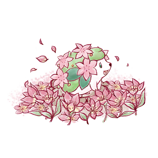 sticker pgofest2022 shaymin