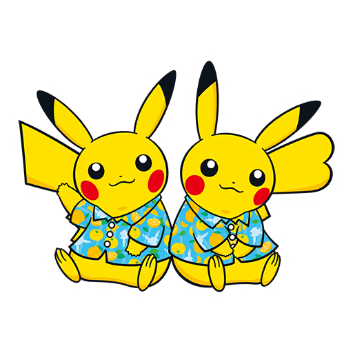 sticker pikaairjeju pikachu