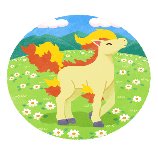 sticker ponyta 1