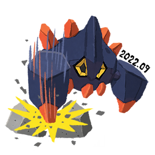 sticker roggenrola CD 3