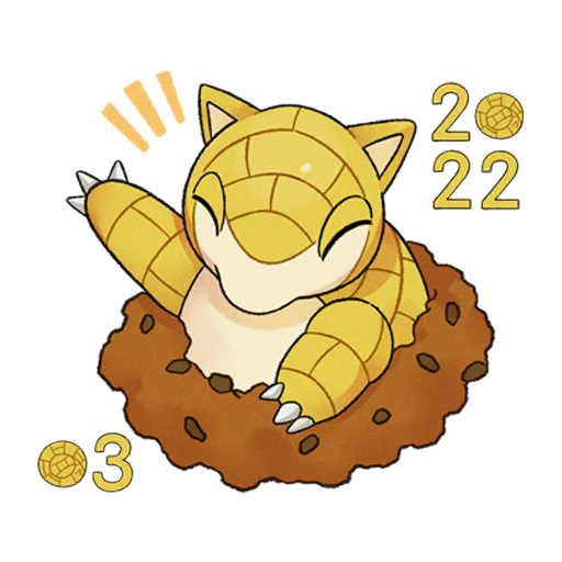 sticker sandshrew 1