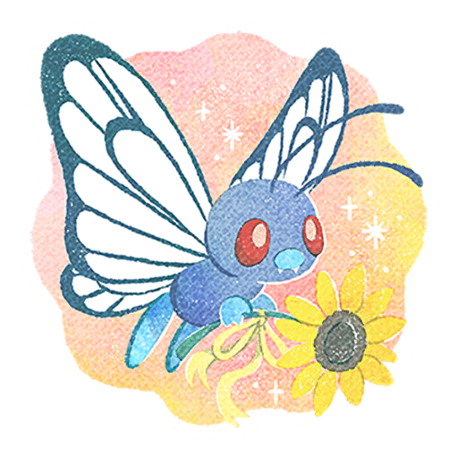 sticker summer 2023 butterfree