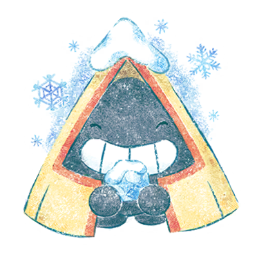sticker winter snorunt
