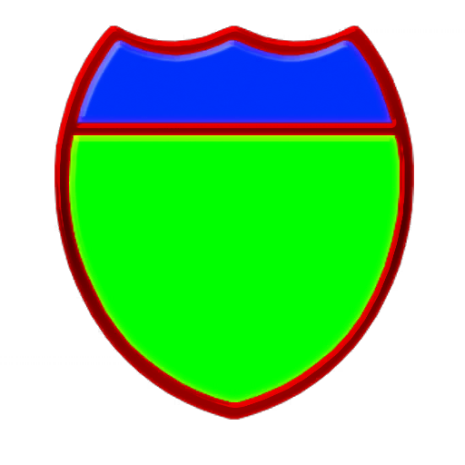 route medal mask tri color