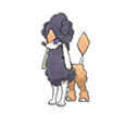 black white male shiny