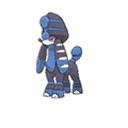 black white male shiny