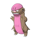 black white male shiny