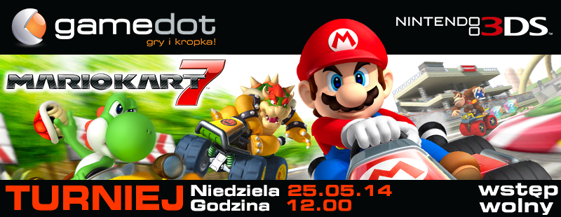 Turniej Mario Kart na 3DS w Poznaniu!‏