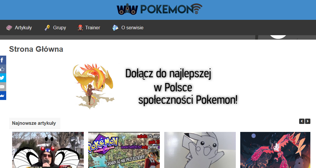 Witajcie w nowym WAW Pokemon!