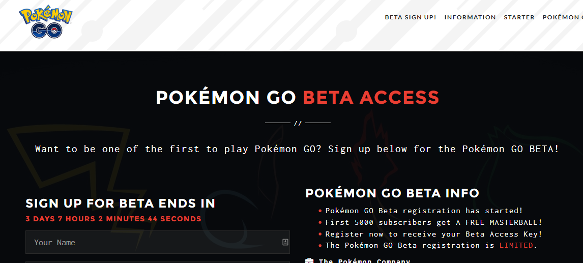 Pokemon GO Beta – Uwaga na fałszywe strony!