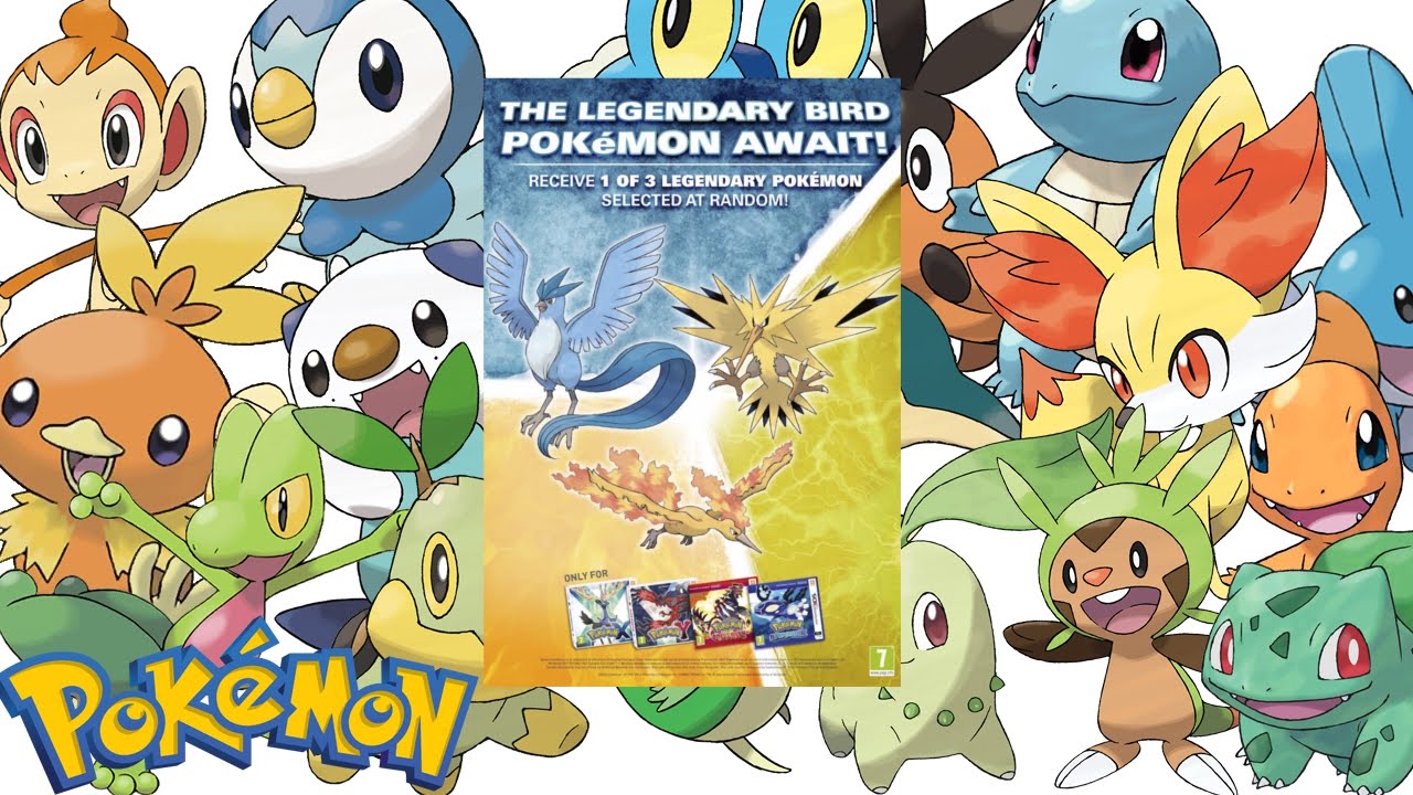 WAW Pokemon rozdaje TYSIĄC kodów na legendarne trio Pokemon!