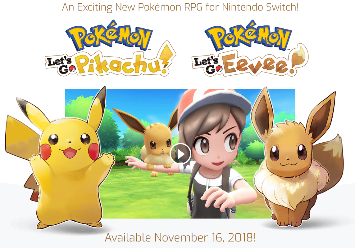 Nowe gry Pokemon na Nintendo Switch!