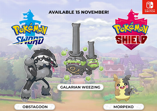 Nowe Galarskie Pokemony i Team w Pokemon Sword/Shield